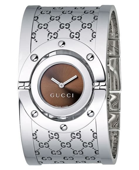 gucci watch macys|stainless steel Gucci watch women.